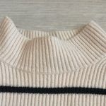KHAITE Joanne Striped Puff-Sleeve Wool Sweater Photo 10