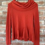 Maeve Anthropologie Winterscape Peplum Cowl Neck Sweater XS Photo 0