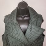 Dennis Basso Water Resistant Quilted Moto Vest Size Medium Photo 4