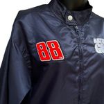 Nascar National Guard Dale Jr 88 Navy Full Zip Windbreaker Jacket Women’s S/M Blue Size M Photo 3