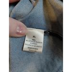 Tantrums Women's Embroidered Denim Jacket Medium Wash Long Sleeve Blue XL Photo 5