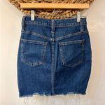 Madewell  Stretch Denim Straight Mini Skirt Size XS/25 Photo 5