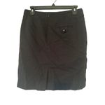 Banana Republic Women Black Knee Length Pencil Skirt Size 4 lined cotton/wool Photo 2