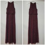 Adrianna Papell Art Deco Beaded Blouson Dress Photo 8