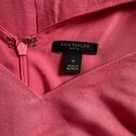 Ann Taylor  Linen Tank Dress Shoulder Bow Preppy Coral Brunch Girly Feminine Photo 1