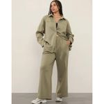 Athleta  Women's Allure Shirt Jacket Olive Sz L Photo 4