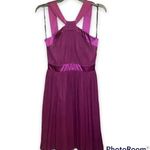 Maggy London Fuchsia Silk Halter Dress Size 4 Photo 0