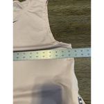 Nike  “Just Do It” Womens Size Small Pink Dri-Fit Tank Top glitter Spell out Photo 5