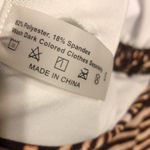 SheIn Animal Print Bikini Set Brand New Tan/Brown Women’s Size Small Photo 3