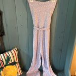 Ocean Drive  Purple / White Floral Jumpsuit, M Photo 4