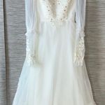 Beautiful Vintage 1970s Union Made Wedding Gown! Size 12 Photo 0