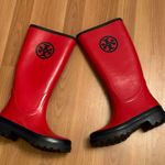 Tory Burch Red logo rain boots Photo 1
