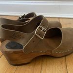 Lotta Low Wood Clogs In Taupe Oiled Nubuck Brown Size 5 Photo 5