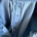 American Eagle Pull On Paperbag Chambray Pants 100% Cotton Small Photo 9