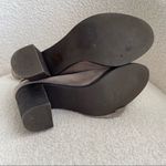 Jeffrey Campbell Salazar Bootie Block Heel Suede Lace Up Taupe 9.5 Photo 5