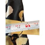 Y2K Soft Lined Mesh Paint Look Design Empire Tie Waist Lettuce Hem Dress 16 Black Photo 12