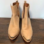 Catherine Malandrino  Women's Driscoll Leather Pull On Ankle Booties Tan Size 10 Photo 9