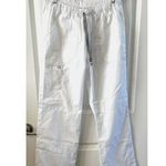WonderWink Wonderwork Scrub Pant Women XS Cargo White NWOT pockets drawstring stretch waist Photo 0