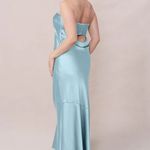 Reveal Revelry Leo Satin Bridesmaid Dress Photo 3