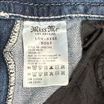 Miss Me  30” Low Rise Boot Cut Distressed Stretch Blue Jeans Size 28 Photo 13