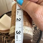 Michael Shannon Women’s Kaitlin Wedge Open Toe While Sandal Shoe Size 6.5 Photo 7