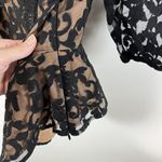 Adelyn Rae Black Lace Top Lined Womens Size Medium Feminine Classy Side Zip Photo 6