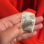 Cupcakes and Cashmere  Orange Long Sleeve Romper Size Small Photo 4