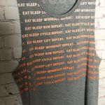 SO  Motivational Athletic Sporty Workout Graphic Sleeveless Tee Size XL Photo 8