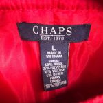CHAPS Red Hooded Toggle Coat Large Photo 1