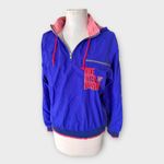Nike Vintage 90s International Half-Zip Windbreaker Jacket Blue Pink Size M Photo 2