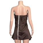 House Of CB Jasmine Draped Strapless Corset Mini Dress, Chocolate, L (Plus Cup) Photo 9