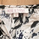 Rose & Thyme Women’s Blouse Boho Top Floral Tunic Kimono Size Small Photo 1