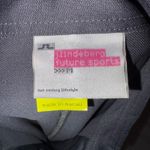 J. Lindeberg logo charcoal gray Polo Shirt Pink piping‎ Athletic Golfing fitted Size M Photo 3