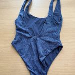 We Wore What Revolve Balconette Denim One Piece Swimsuit Size Medium X1236 Photo 6