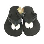 Clippli Womens Sandals Flip Flops Slides Thong Rubber Black Size 5/6 Photo 1