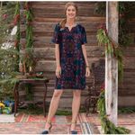 Sundance  Size Small S Nomi Velvet Shift Dress Print Photo 2