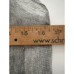 Eileen Fisher  Tunic Top XS Gray Silver Woven Italian Linen Mesh Henley Photo 8