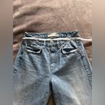 Garage  Blue Denim Mom Jeans Distressed Relax Fit Sz 3, Inseam 25” EUC Photo 5