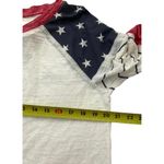 Maurice's White 3/4 Sleeve Independence Day Shirt Size L NWT | 42-44 Photo 5