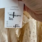 Zimmermann Wrap Mini Dress in Cream & Gold NWT XL Photo 7