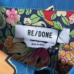 RE/DONE $295 NWT MULTI PINEAPPLE OVERSIZED CROPPED SHIRT SZ SMALL Photo 3