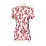 L'Agence  Ressi Tan Multi Ganado Print Crew Neck Tee Shirt Petite Small NWT Photo 4