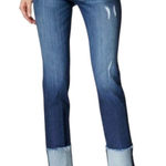 Kut From The Kloth  Cameron Straight Leg Cuffed Distressed Jeans Women’s Size 4 Photo 0