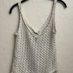 moon&madison Anthropolologie Moon & Madison beige crochet tank top Photo 3