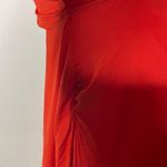 Atlein Cut Out Sleeveless Orange Maxi Long Dress side Split sz XL Photo 6