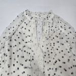 Tularosa  Andora Blouse in Black & White Polka Dot Small Photo 3