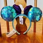 Disney NWT Tokyo Exclusive Little Mermaid Ariel Minnie Mouse Ears Headband Photo 2