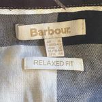 Barbour  Moorland Plaid Button Up Shirt Cotton Classic Check Black Cherry~12🧡 Photo 8