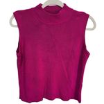 Preston & York  Pink Knit Mock Neck Sleeveless Top Size‎ Petite Large Photo 0