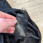 Anthropologie NWT By  Long Sleeve Lace Romper Black Bow Size 10 Photo 6